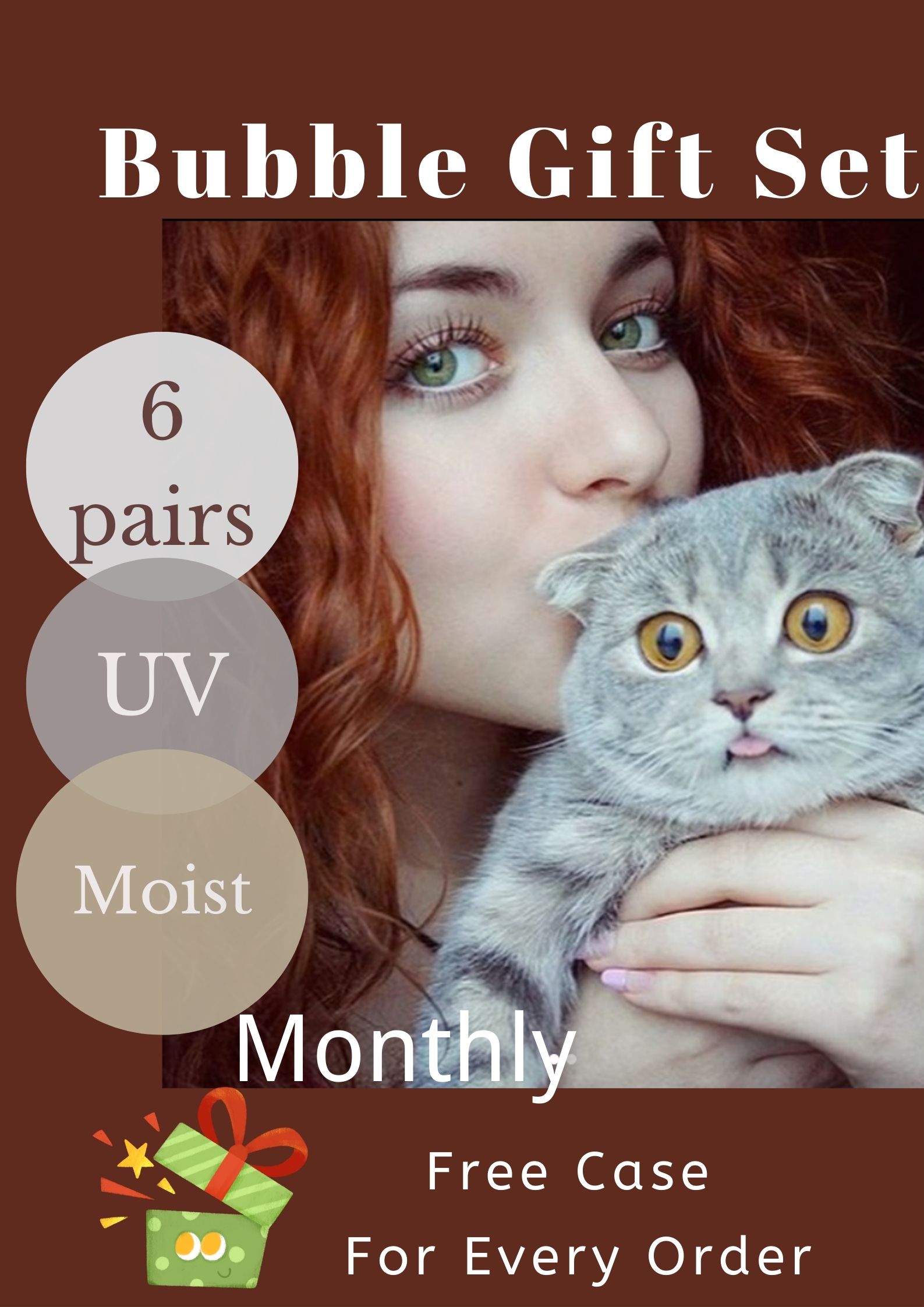 Create a variety of looks with Bubble Gift Set 😻 Lensweets