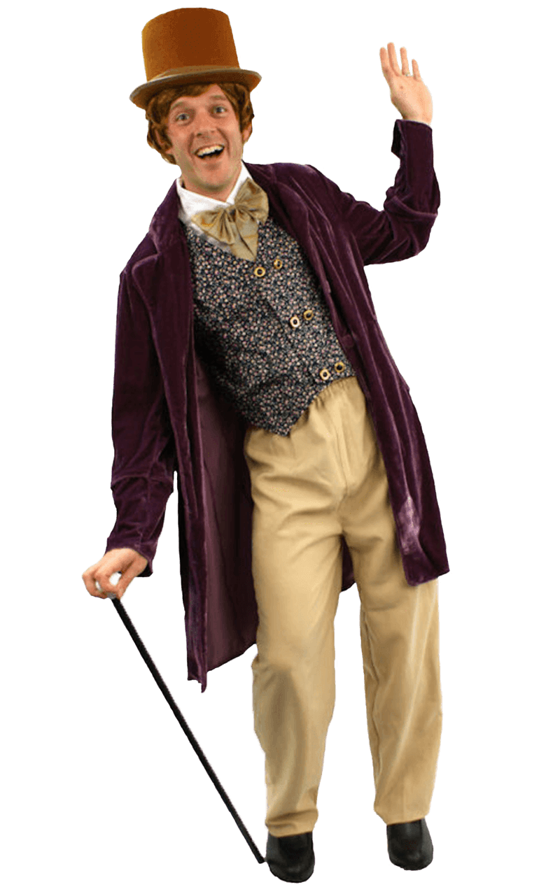 adult willy wonka movie costume