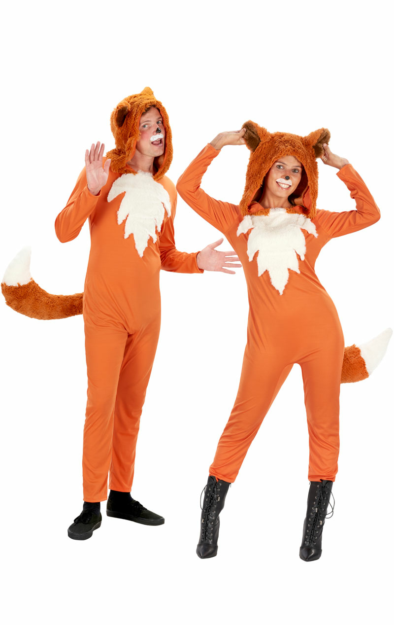 adult unisex fox costume