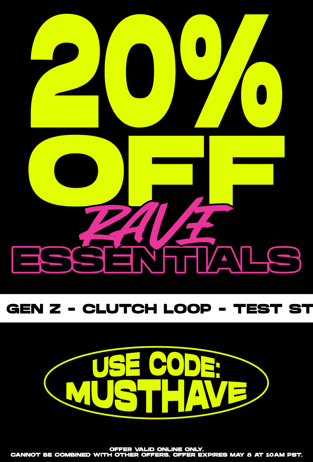 Rave Wonderland - NEW STREETWEAR JUST LAUNCHED 🚀 USE CODE STREET20 FOR 20%  OFF