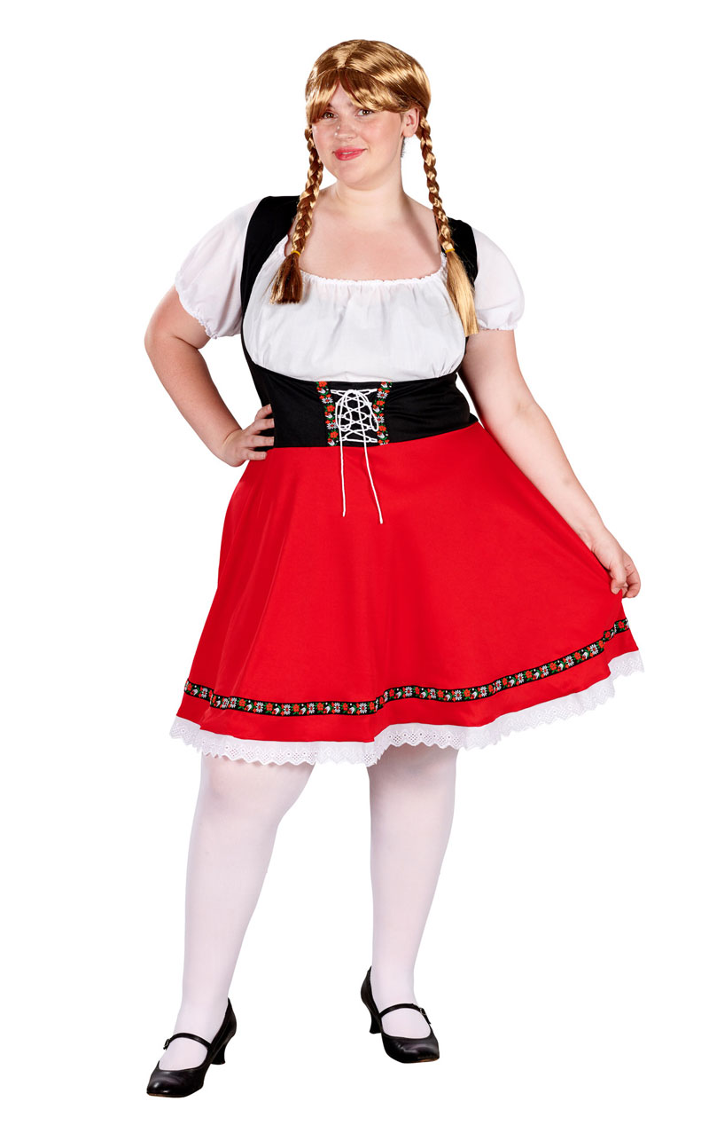 womens plus size bavarian costume