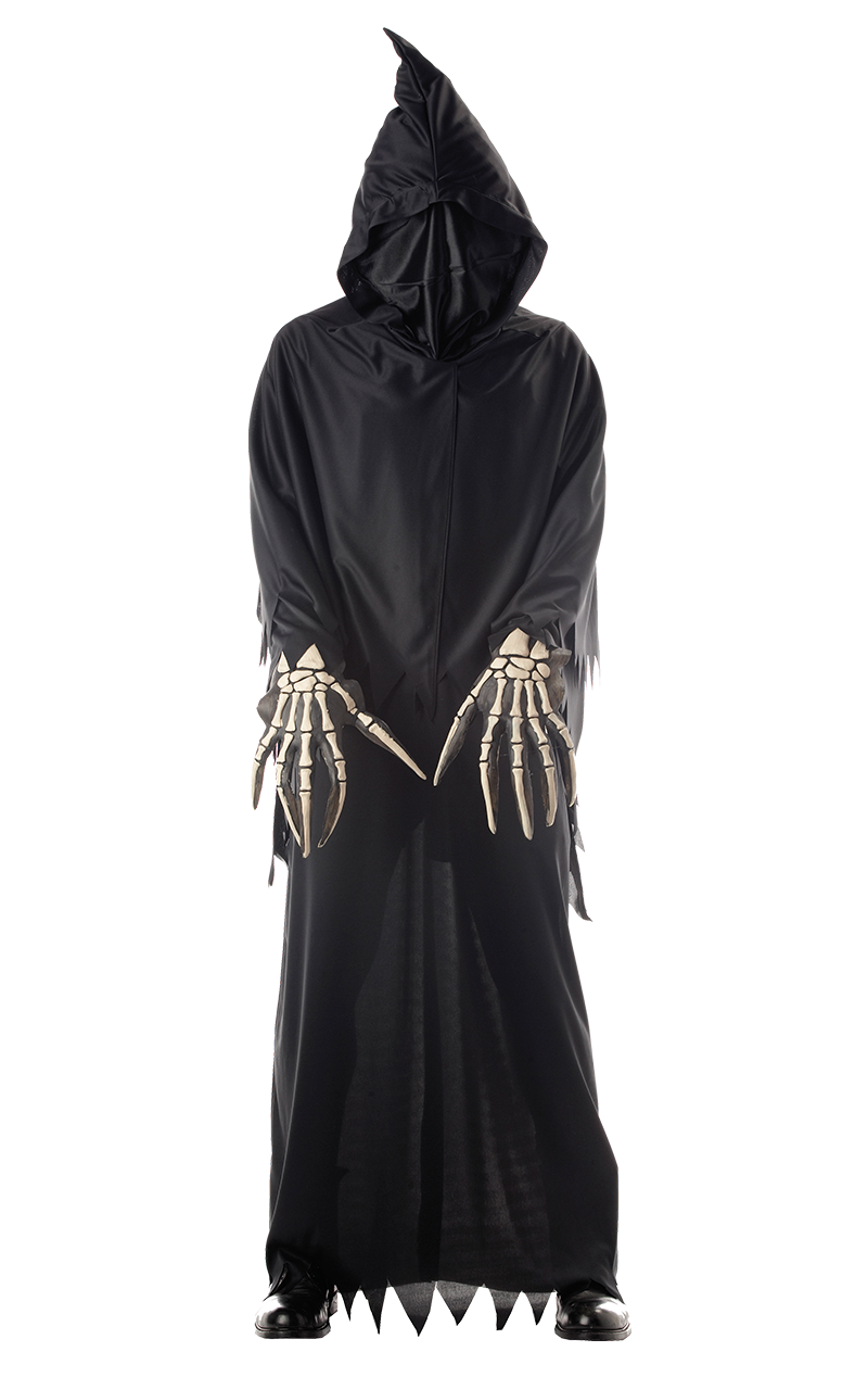 kids masked grim reaper costume