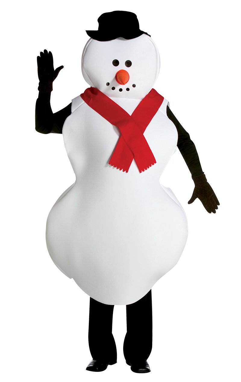 adult mr snowman costume