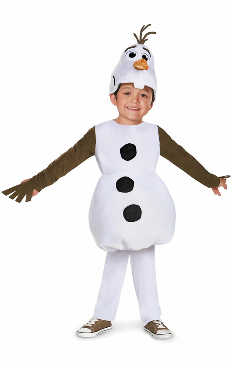kids deluxe olaf frozen costume