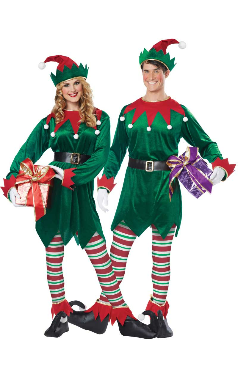 unisex christmas elf costume