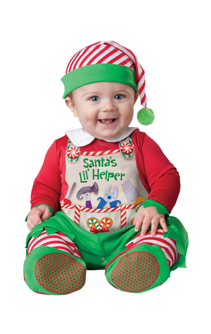 baby santas helper costume