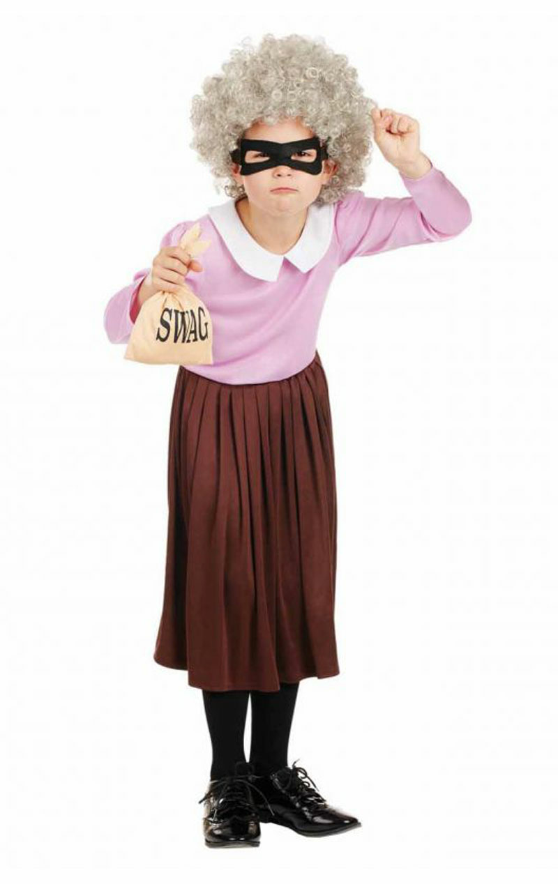 girls gangsta granny costume