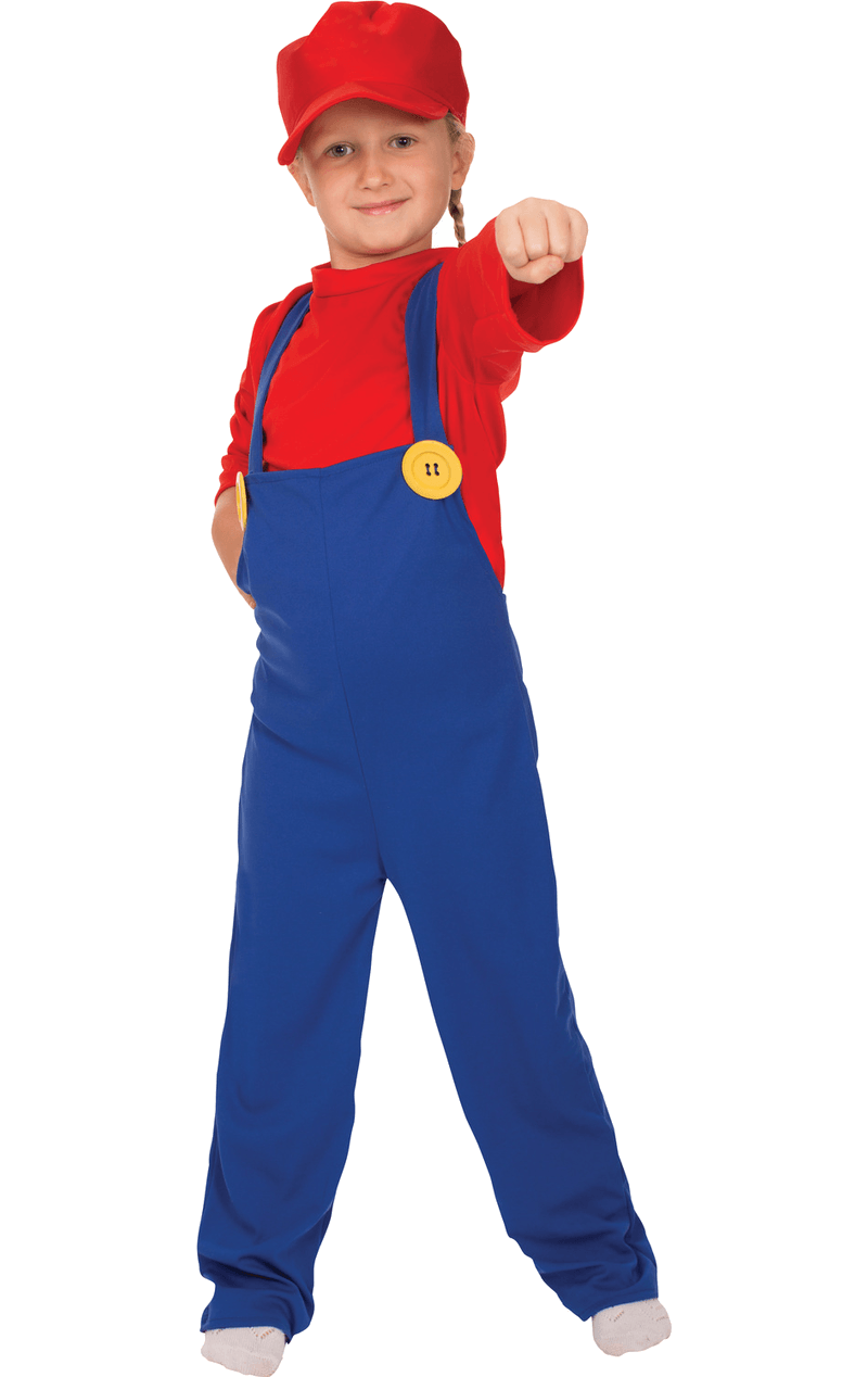 kids super mario costume