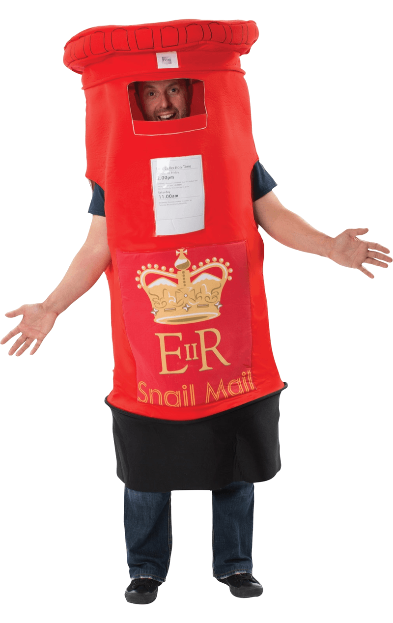 adult novelty post box costume