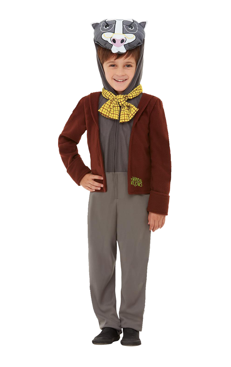 kids wind in the willows badger costume