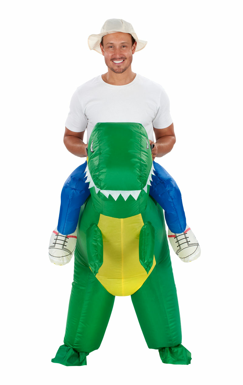 adult inflatable ride on dinosaur costume