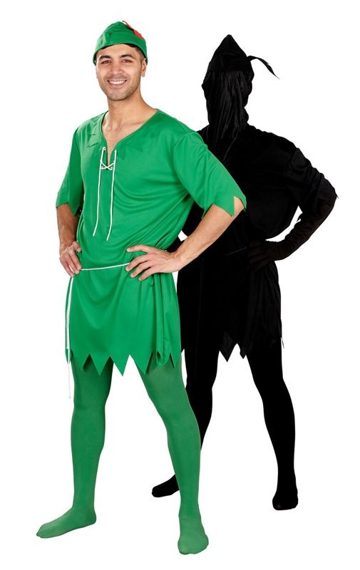 adult unisex lost boy & his shadow costume