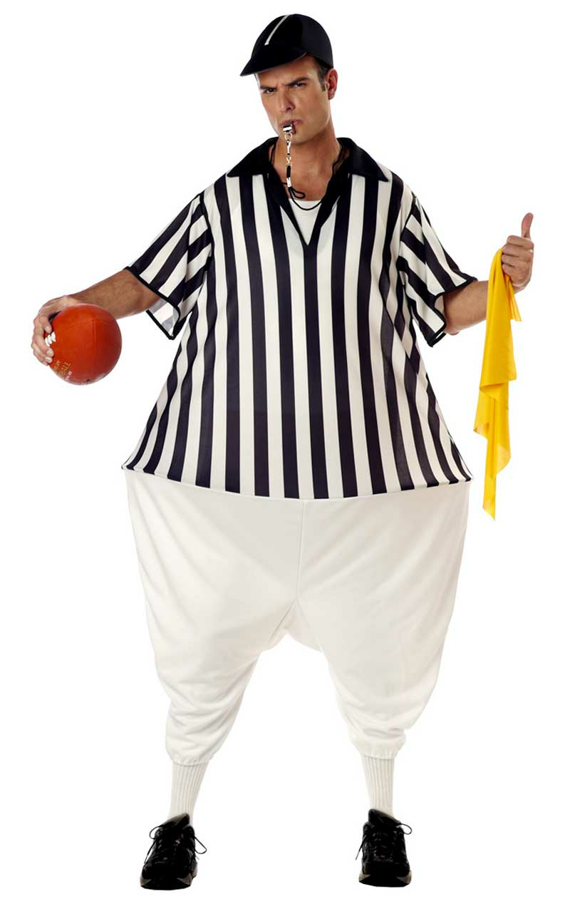 adult fat referee hoopster costume