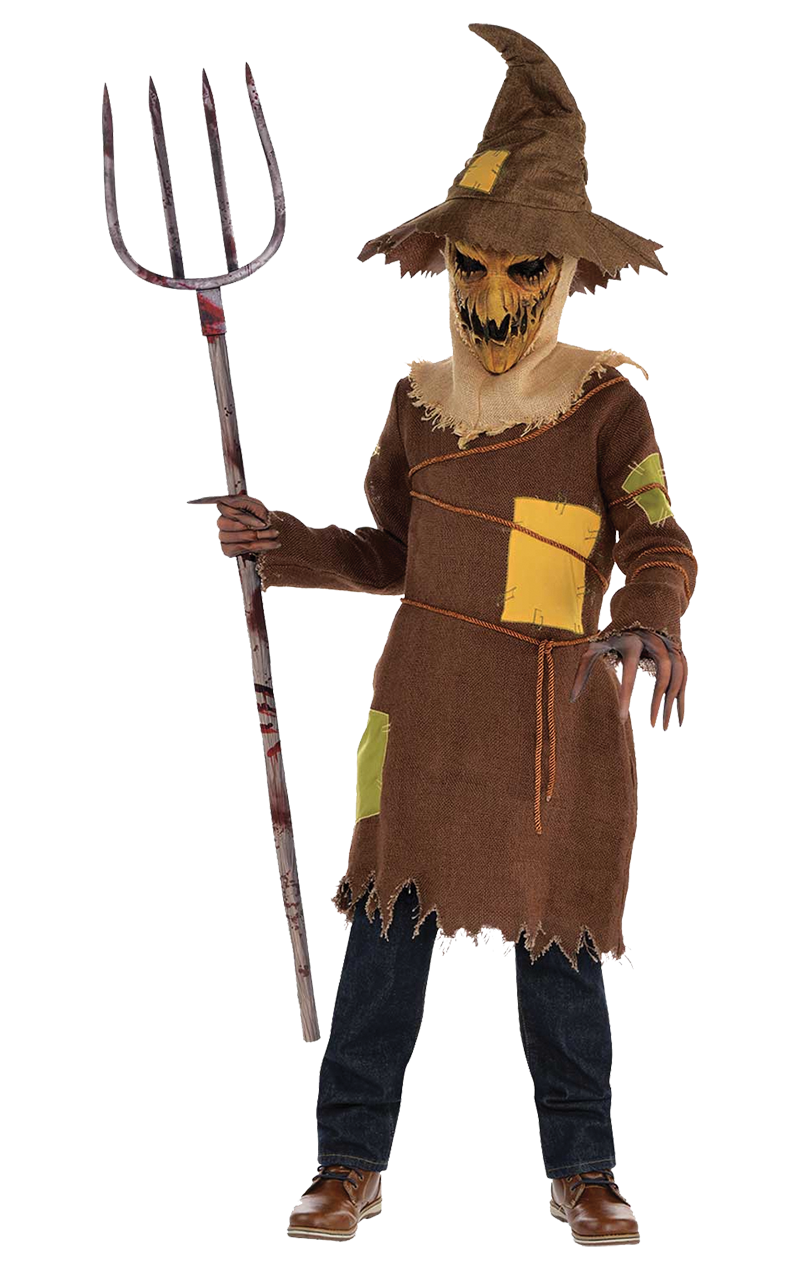 kids scary scarecrow costume