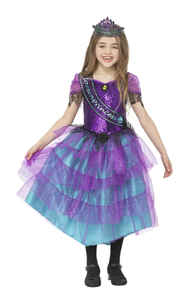 kids deluxe miss halloween prom costume