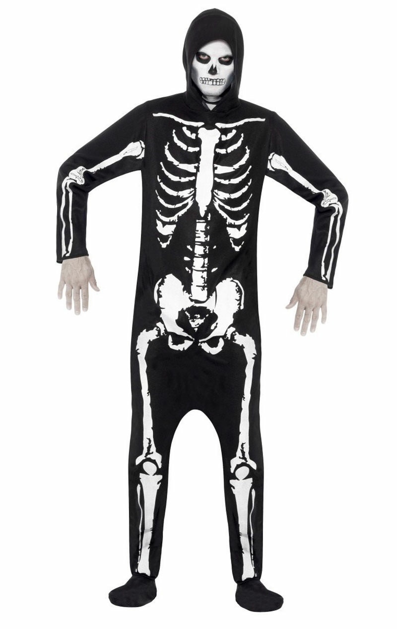 adult skeleton onesie