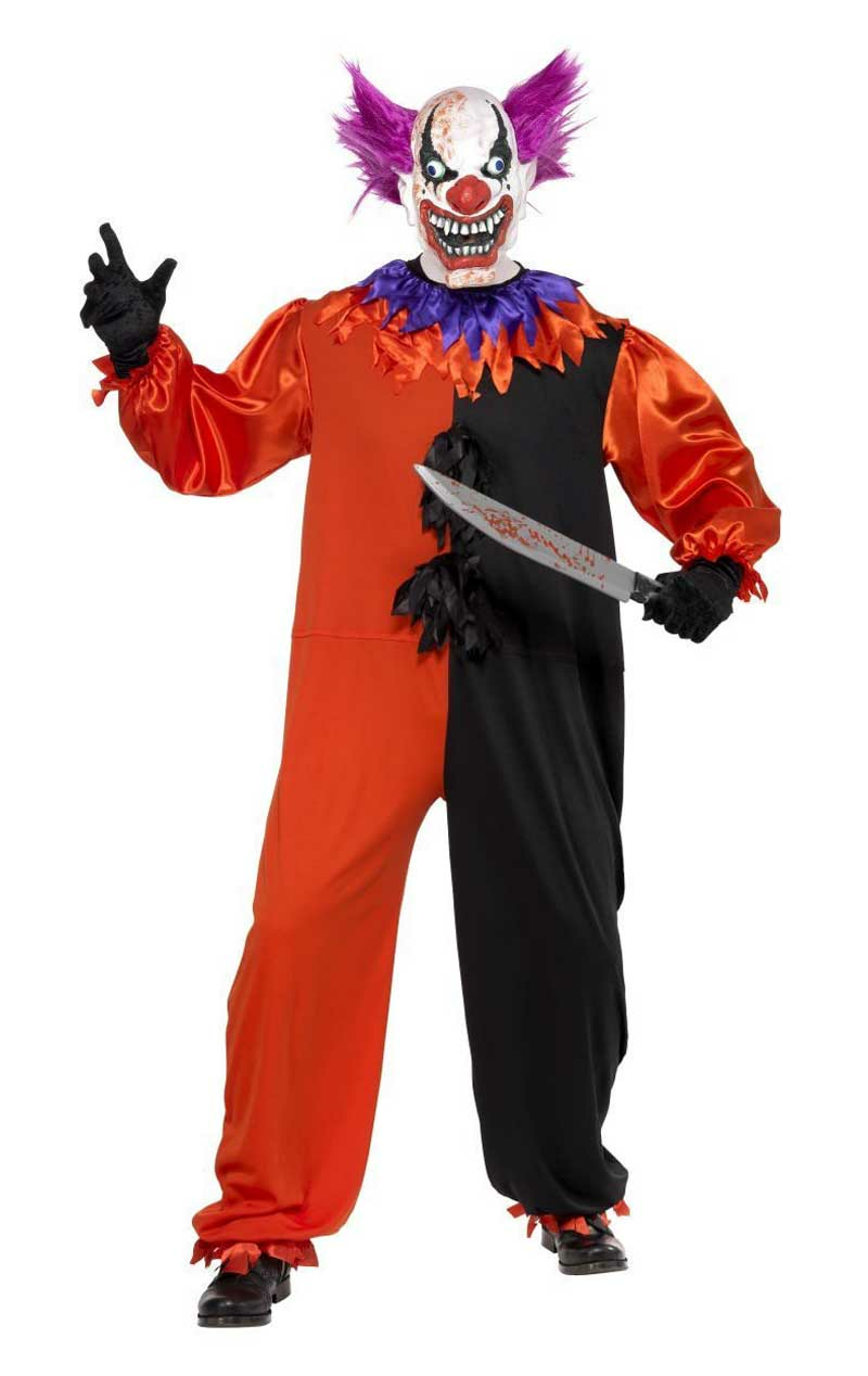 mens sinister circus halloween costume