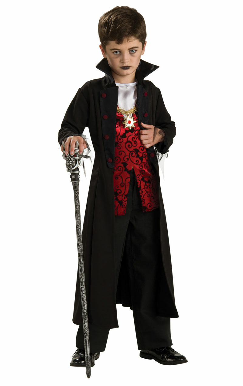 kids deathly vampire costume