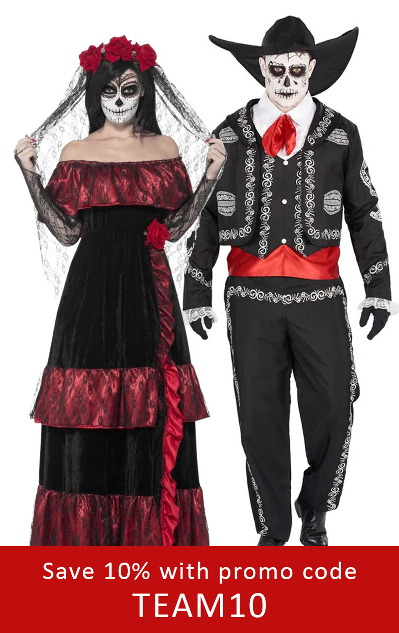 day of the dead couples halloween costumes