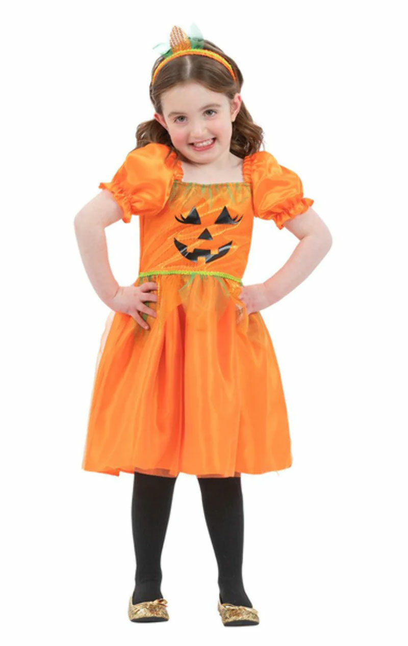 girls pumpkin halloween costume