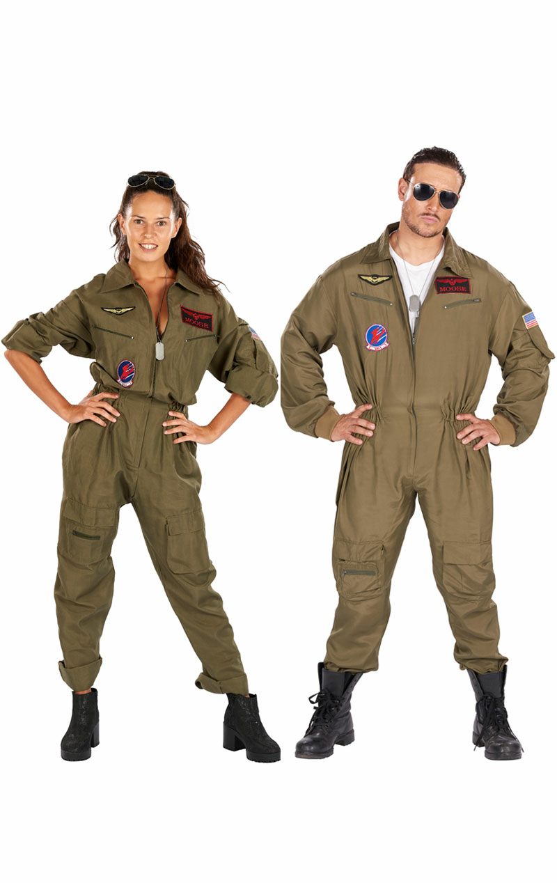 adult unisex fighter pilot costume