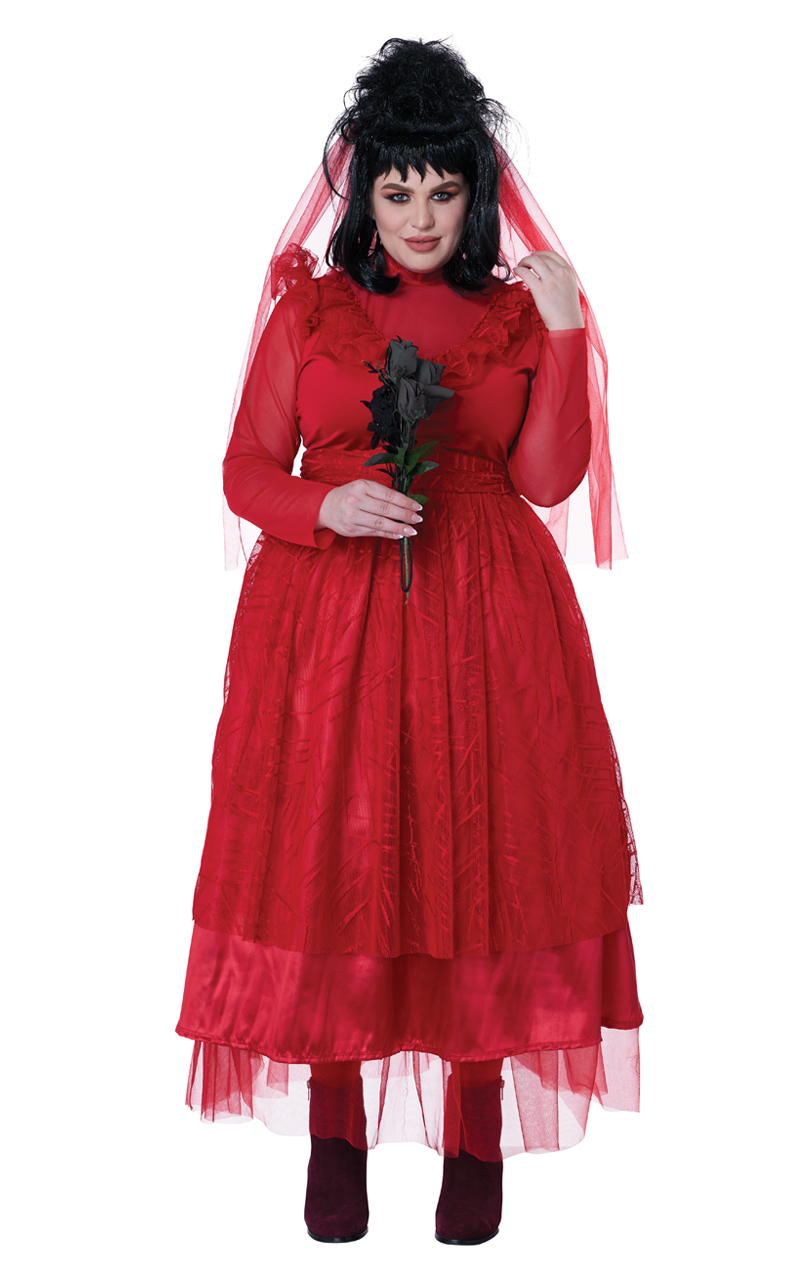 adult plus size bride from hell costume