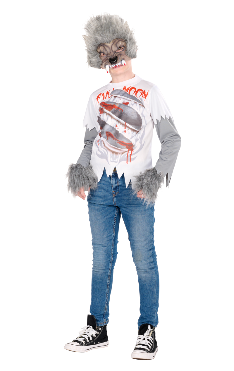 kids werewolf costume