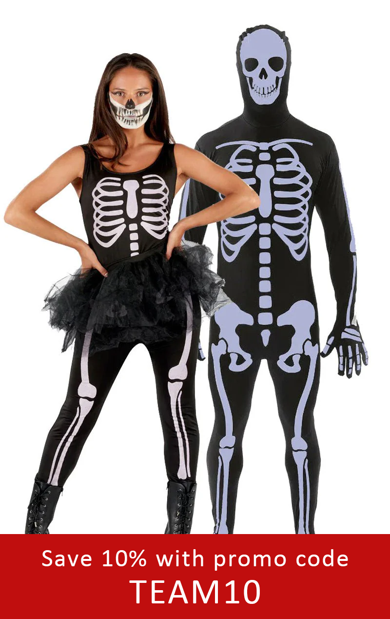 skeletons couples costume