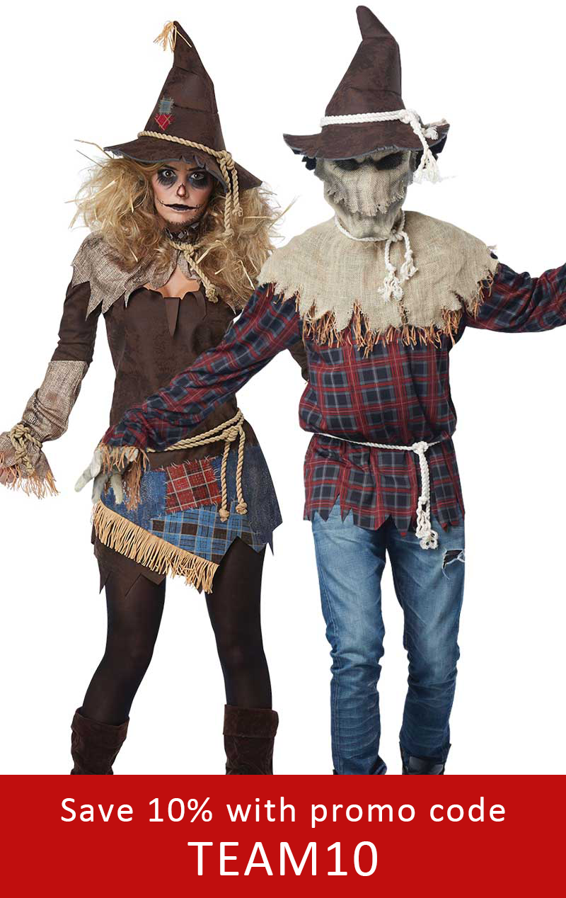 halloween scarecrow couples costume