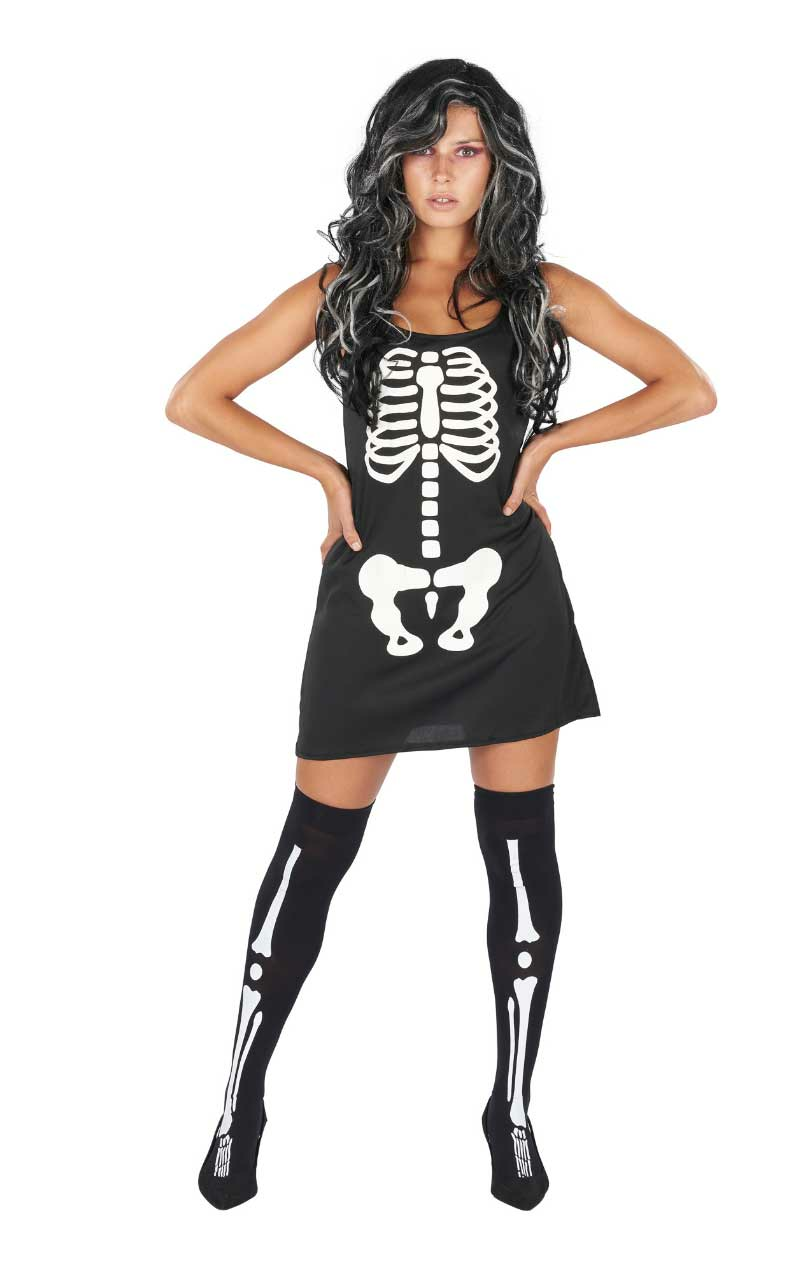 ladies skeleton dress