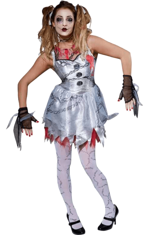 womens dead doll costume