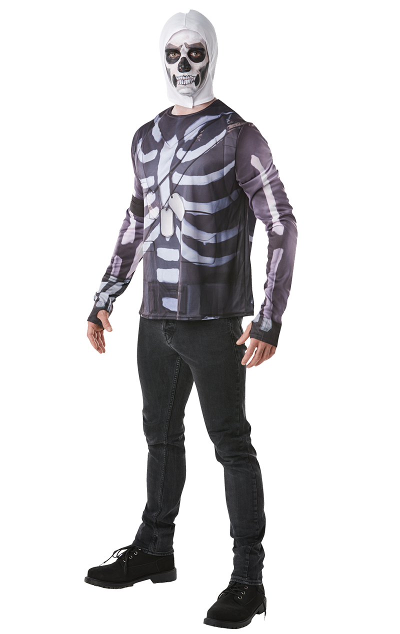 adult fornite skull trooper costume