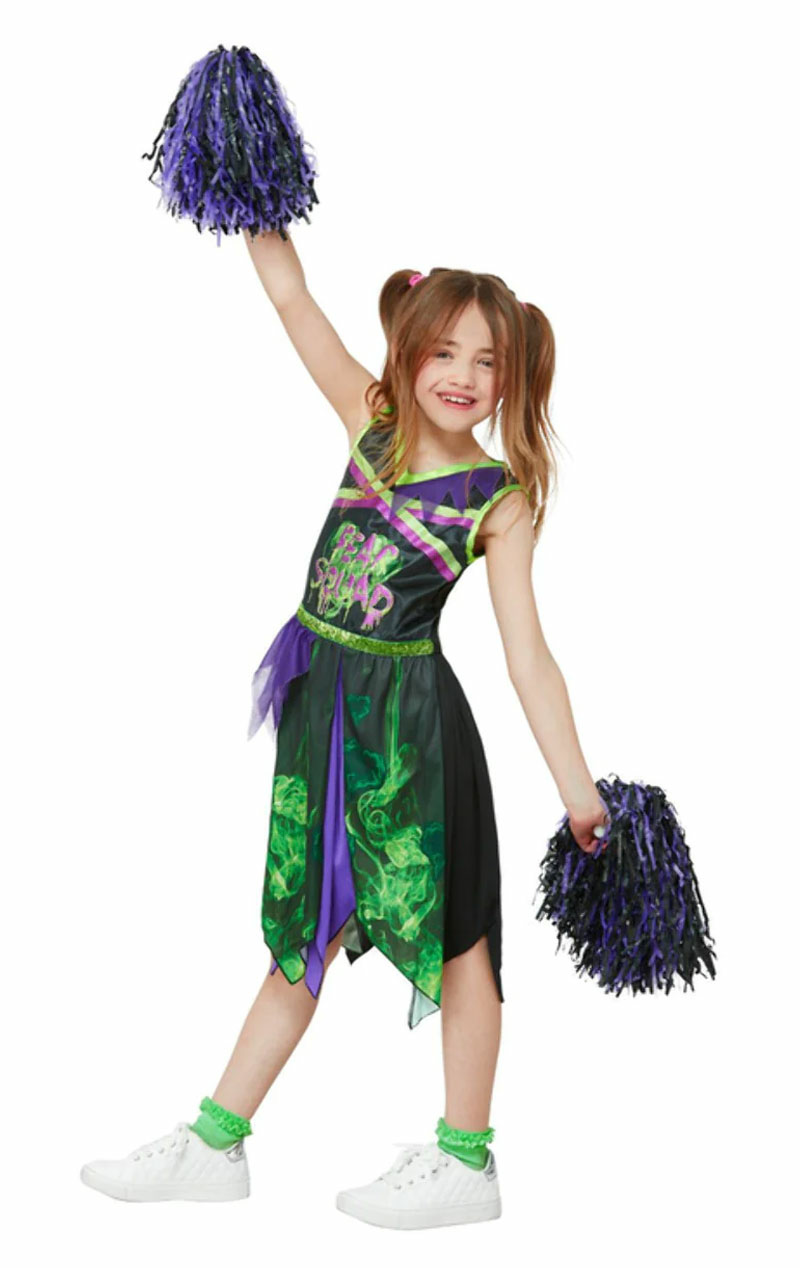 girls toxic cheerleader costume