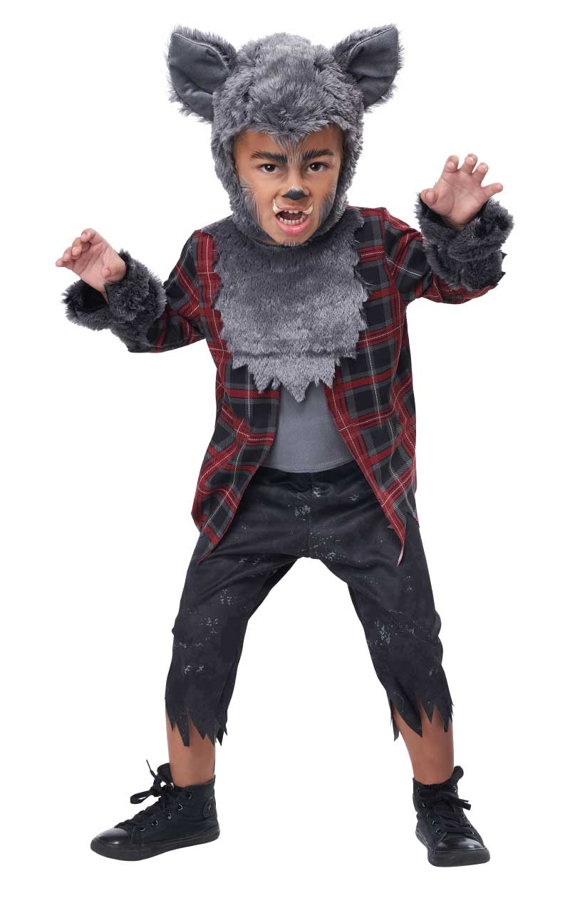 kids werewolf pup costume