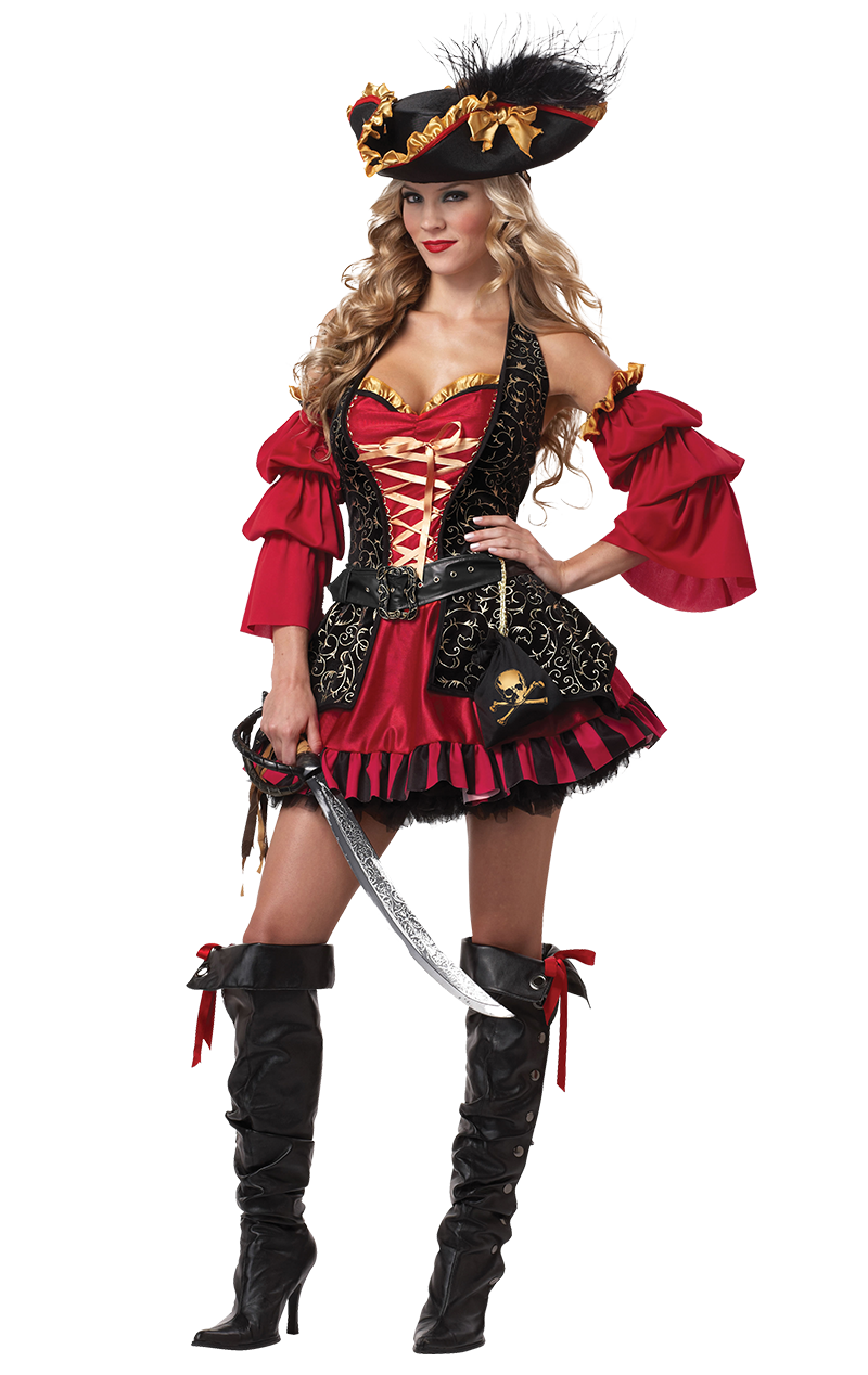 womens spanish lass pirate costume