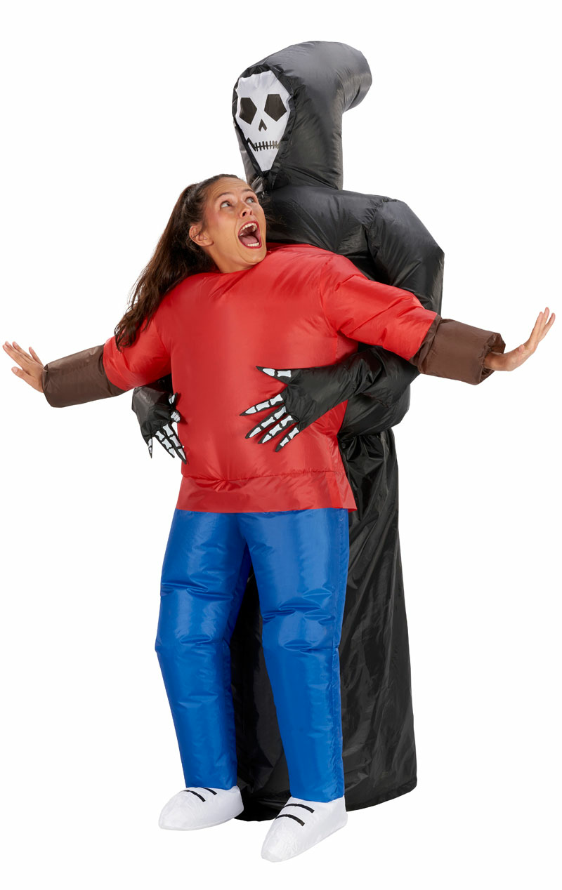 adult inflatable grim reaper costume