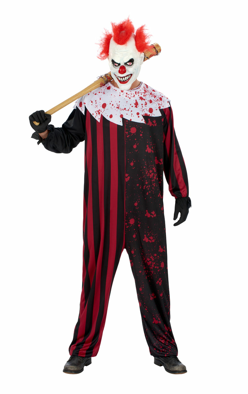 mens scary clown costume