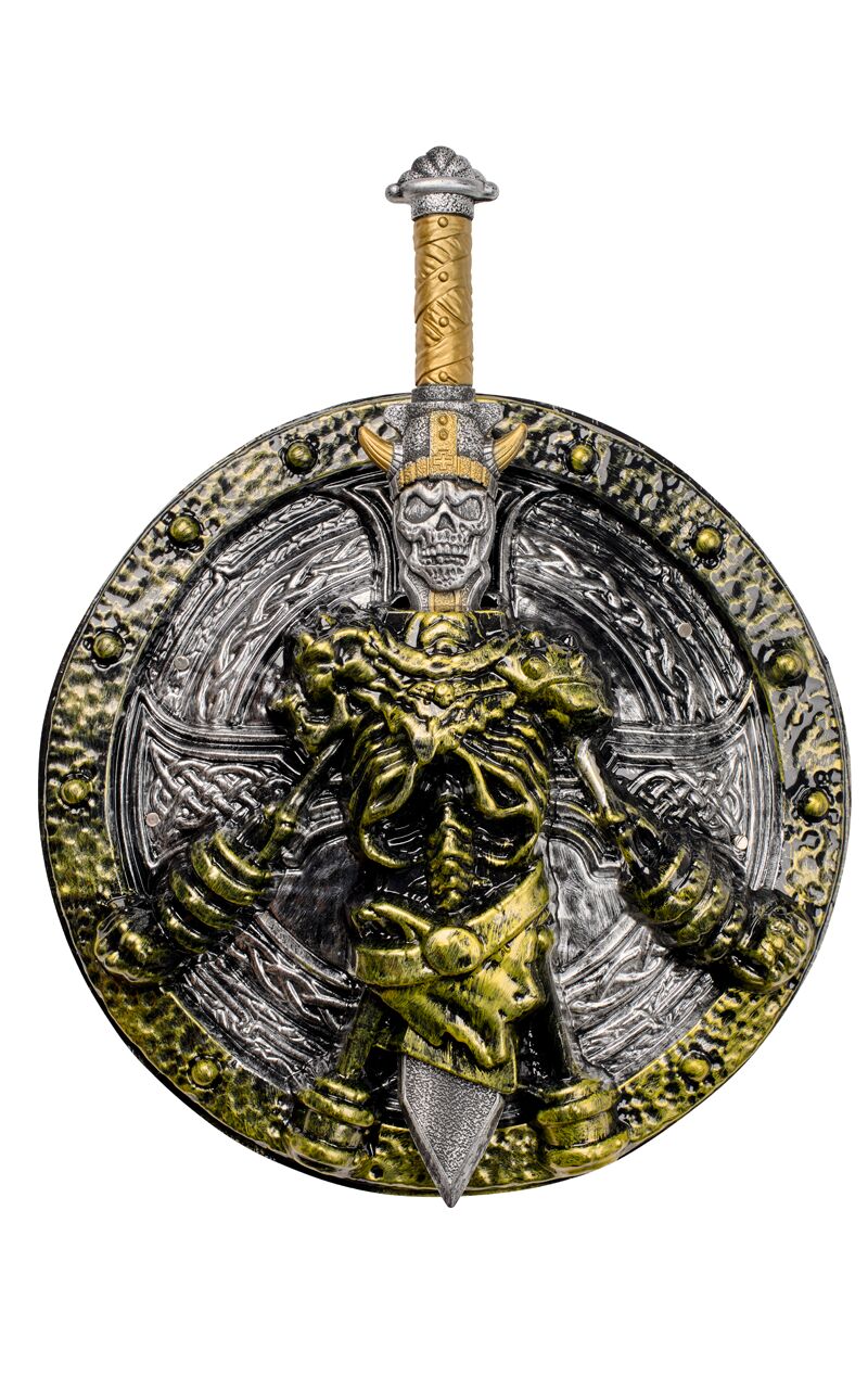 viking shield and sword accessory