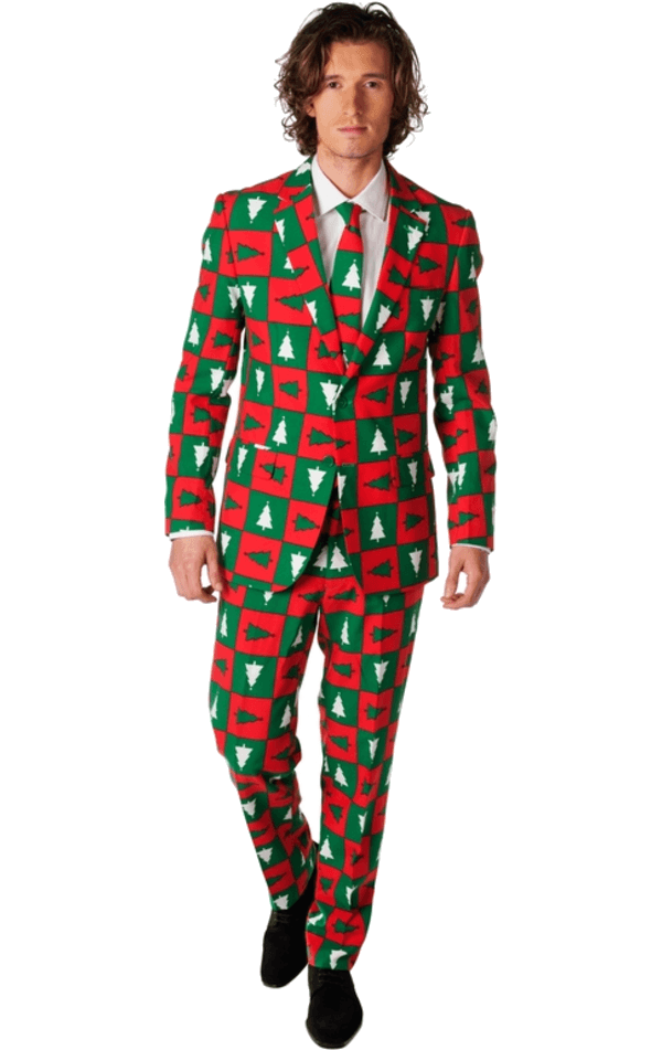 OppoSuits mens treemendous christmas suit