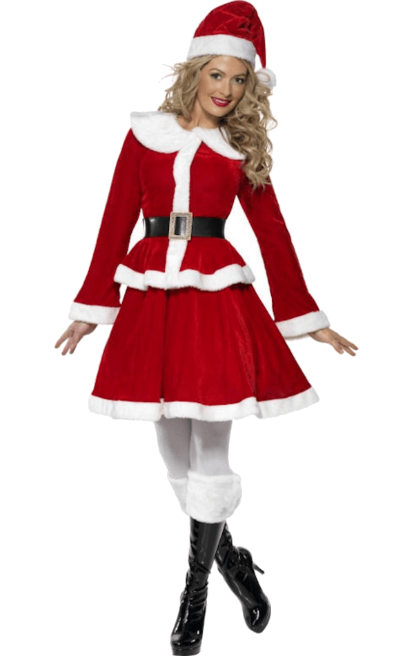 womens miss santa costume