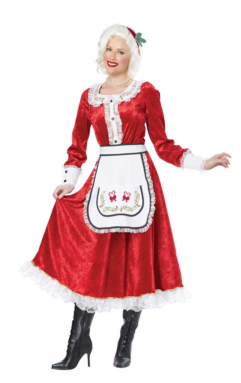 adult classic mrs claus costume